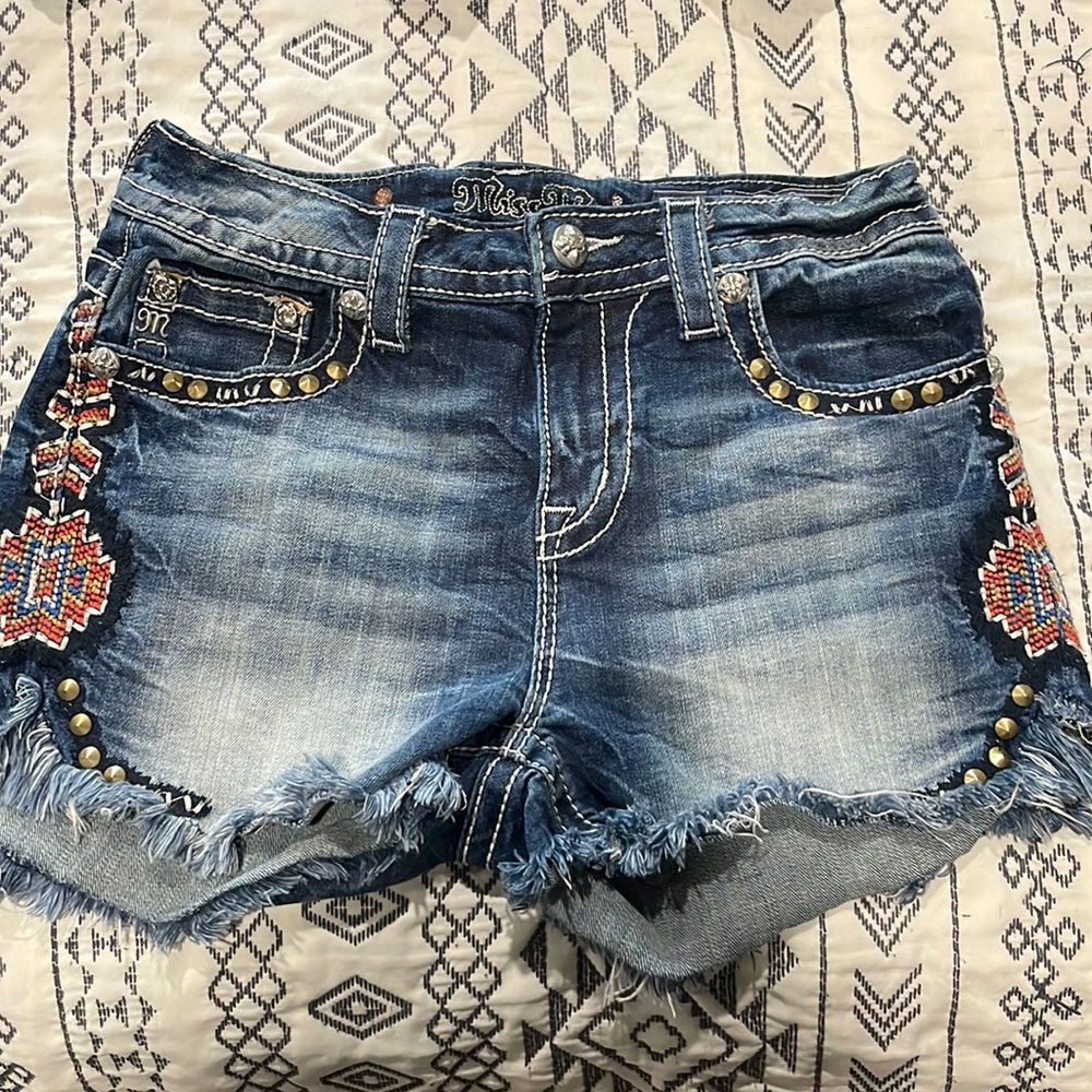 Miss Me high waisted shorts
